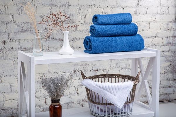 Рушник махровий 50x90 см яскраво-синій Rigel 