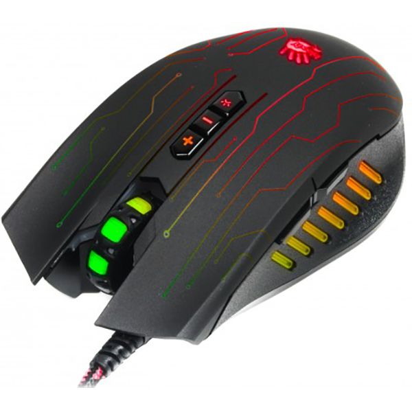 Мишка A4Tech Q81 Circuit Bloody black 