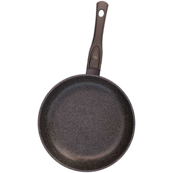 Сковорода с антипригарным покрытием съемая ручка 28 см Гранит Браун 28133P Biol
