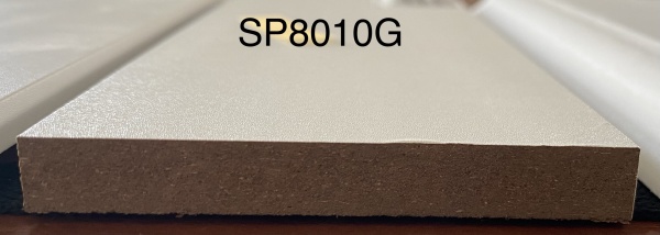 Плінтус Грецький білий silk 10х80х2400 мм 