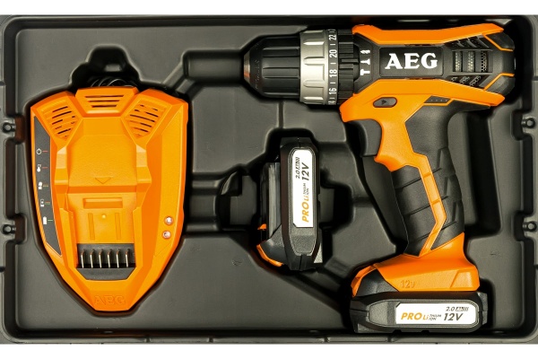 Шуруповерт ударный аккумуляторный AEG 4935451531 BSB12G3 LI-202C