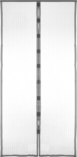 Сітка москітна на двері на магнітах 1000х2200 мм сірий