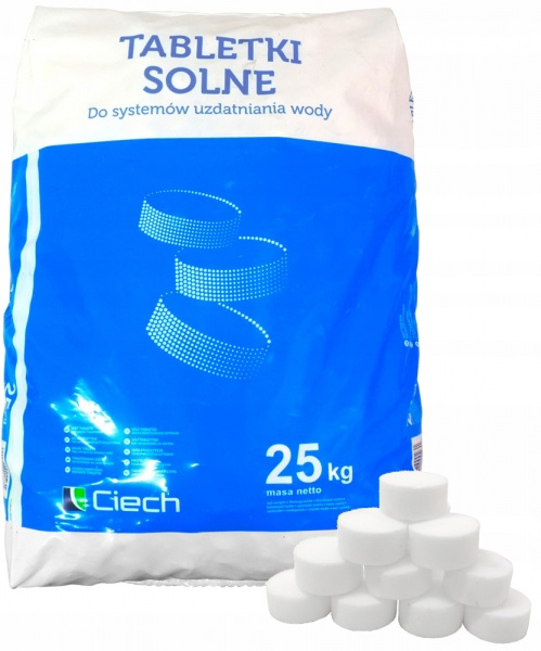 Соль таблетированная Soda Polska CIECH S.A. 25 кг