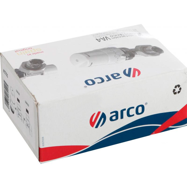 Кран радиаторный Arco КСТ02 прямой + термоголовка
