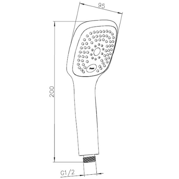 Лійка душова Imprese W095SQ3