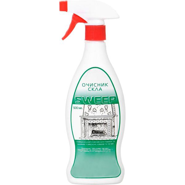 Очисник для гладеньких і скляних поверхонь камінів і печей Sweep 500 мл