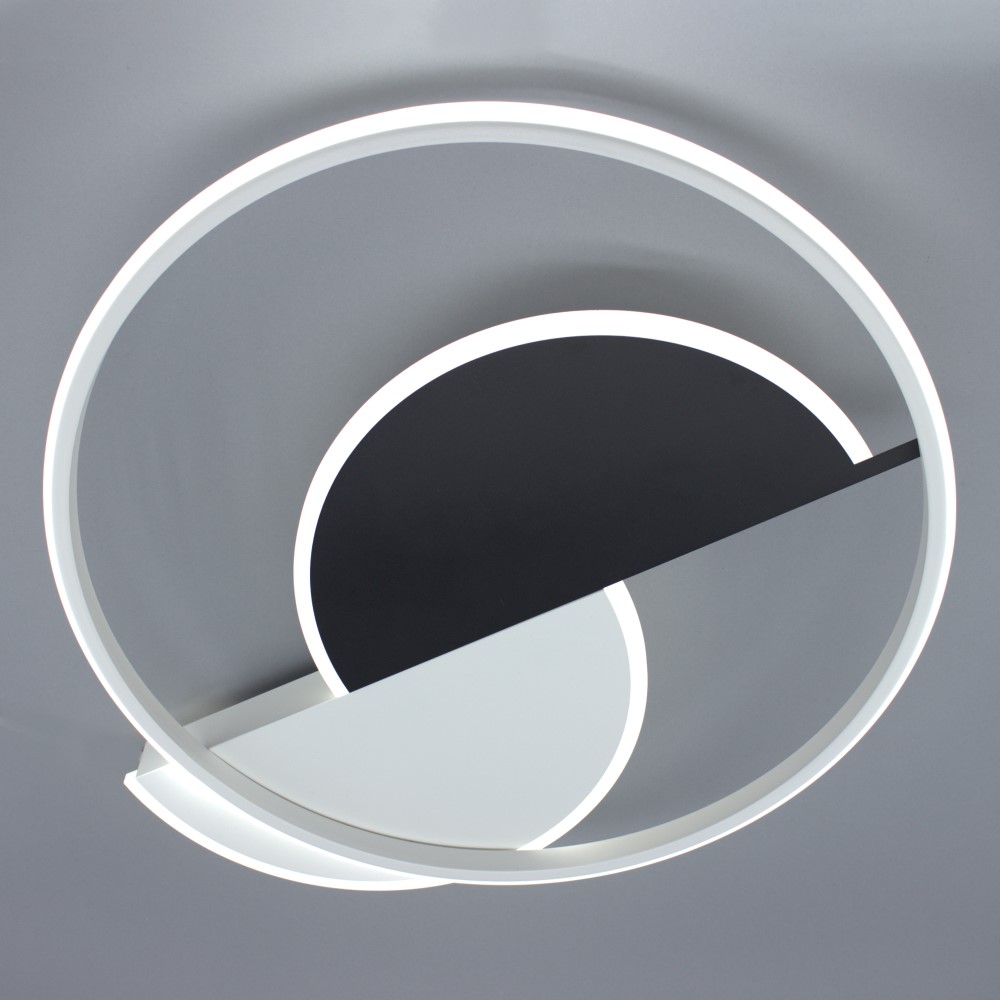 Світильник настінно-стельовий ESLLSE CODE 3R 70 Вт 550×500×55 мм 70 Вт білий із чорним 3000-6500 К 10433