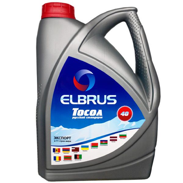 Тосол Elbrus 40 синій 10 кг