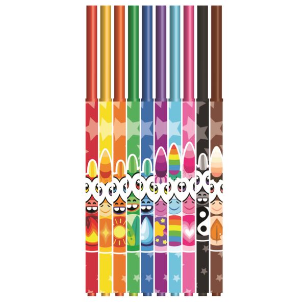 Набор ароматизированных маркеров Kangaru Scenticorns 10 шт. KN7065