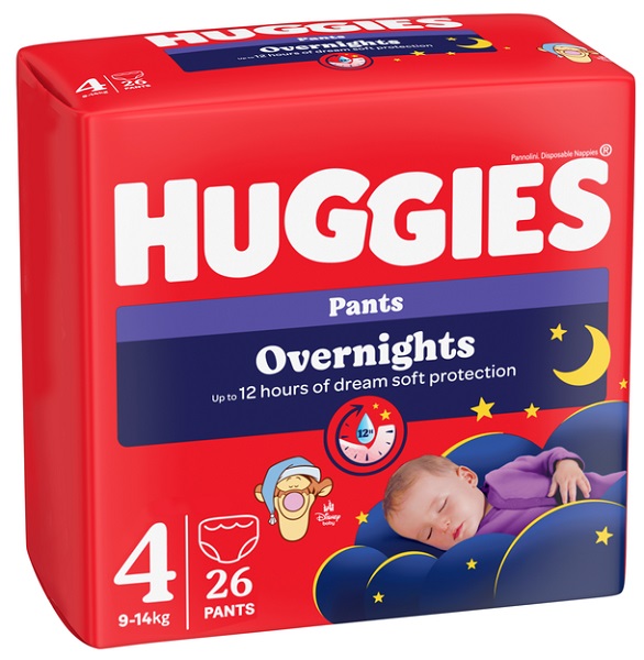Подгузники-трусики Huggies Overnights Pants 4 9-14 кг 26 шт.