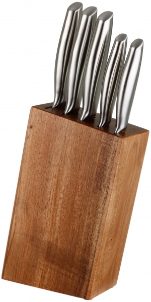 Набор ножей в колоде Metal Block 6 предметов PR-4104 Gusto