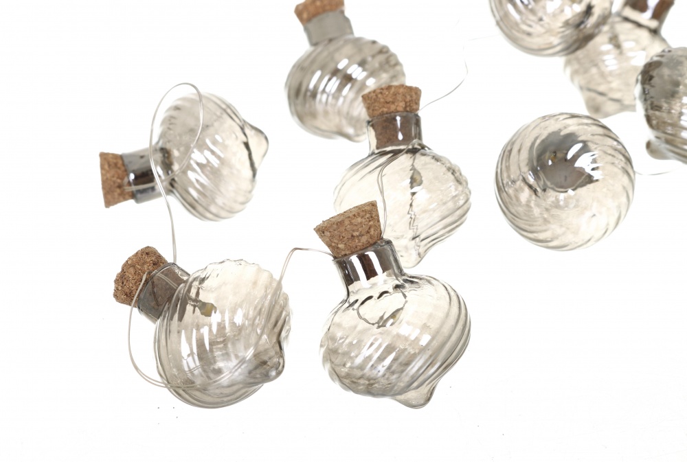 Гирлянда светодиодная серое стекло 0,4 м (ABR715430)