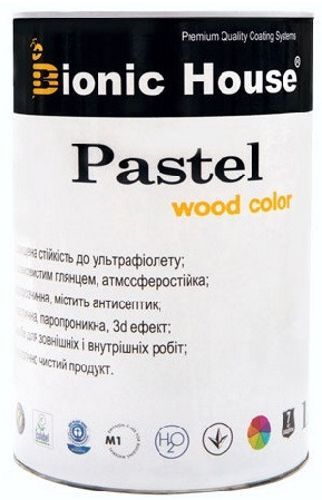 Краска Bionic House укрывная Pastel Wood Color Р218 королевский индиго шелковистый глянец 0,8 л