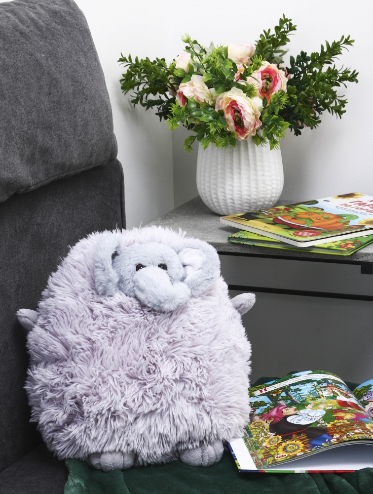 М'яка іграшка Bambinelli Слон круглий 32 см сірий ED23-0016-32