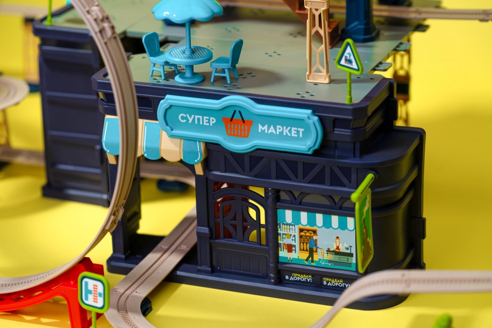 Железная дорога трюковая OTAMANKO Храбрый паровозик 532.02.29