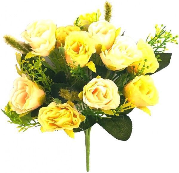 Букет мини роз искусственных 7364 Цветы от королевы