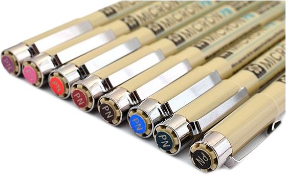 Набор ручек PIGMA MICRON PN SAKURA PIGMA MICRON PN 8 цветов POXSDKPN8 