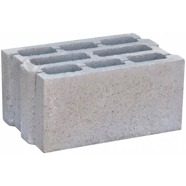 Блок бетонний Золотой Мандарин Квадра 390x250x190 мм