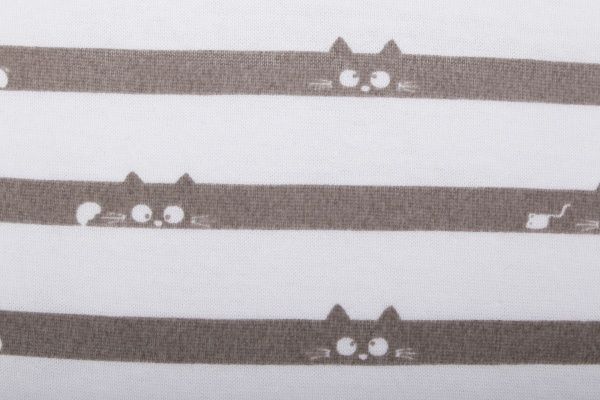 Набор наволочек Кошки на ленте 70x50 см белый с принтом Homeline 