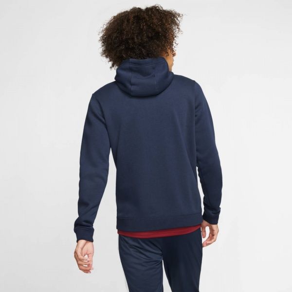 Джемпер Nike M HOODIE FZ FLC TM CLUB19 AJ1313-451 р. XL темно-синій