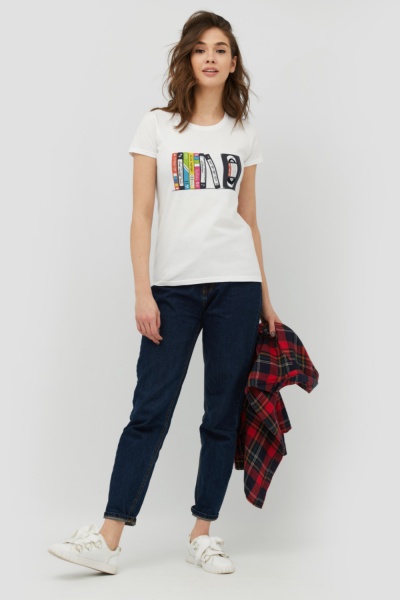 Футболка YAPPI WW1067 р.S білий