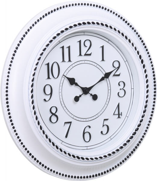 Годинник настінний Ticker білий 52,8x54,5 см