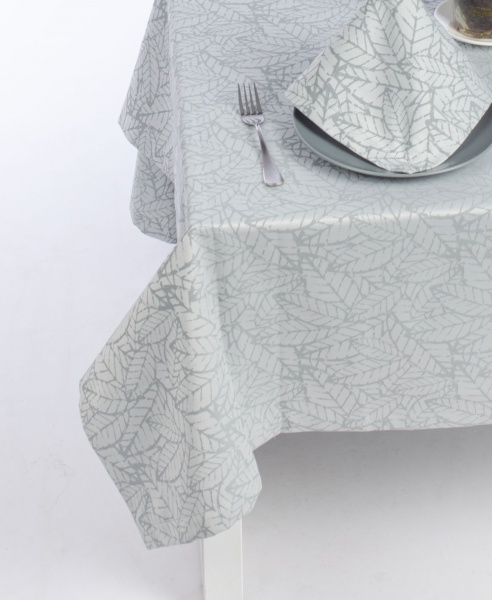 Скатерть Багренец 118-23/00 150x220 см серый Эдельвика 