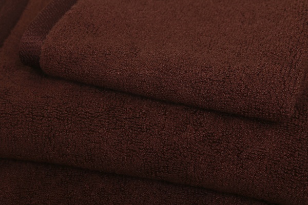 Рушник махровий Glossy 30x50 см коричневий Texpol 
