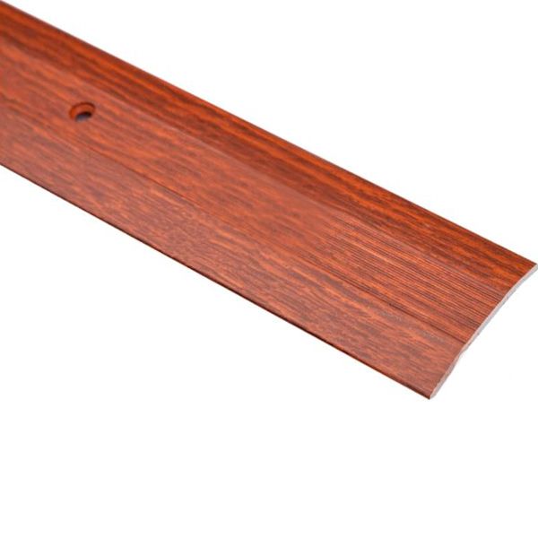 Порожек алюминиевый 1-А Лугалпроф профилированный с отверстиями 3х40x1800 мм дуб темный