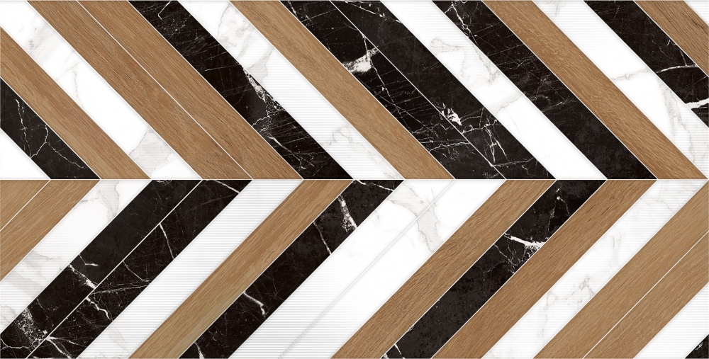 Декор Allore Group Statuario White W\DEC M NR Satin 30,8x60,8 см