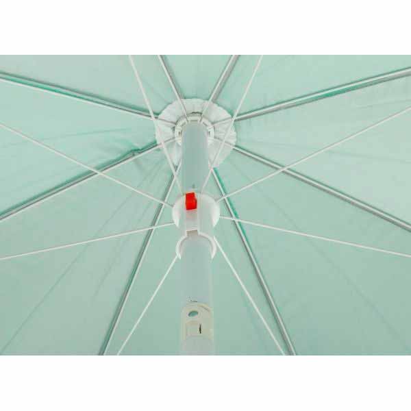 Зонт пляжный Indigo Ракушки бирюзово-белый 2 м