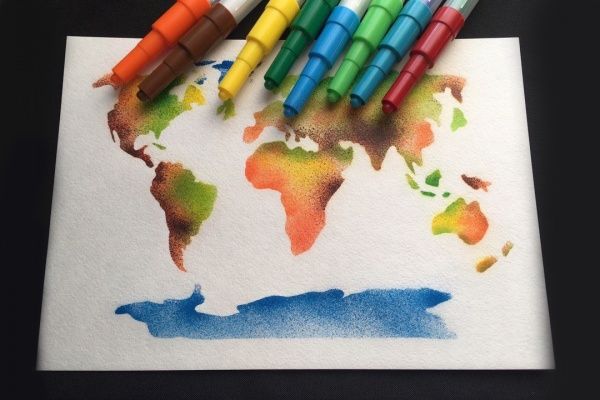 Фломастеры-аэрографы Malinos BLOpens Vivid 5 шт.