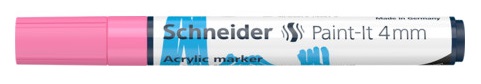 Маркер акриловий Schneider Paint-it 320 4 мм S120229 пастельно-рожевий 