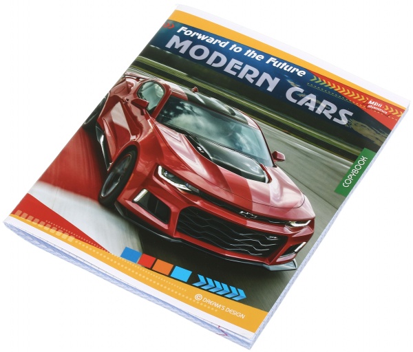 Тетрадь школьная уф-лак 96 листов в клеточку в ассортименте Мечты сбываются