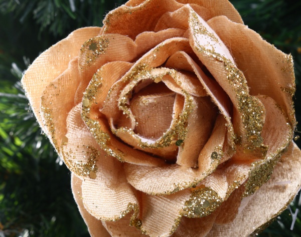 Цветок декоративный DH8055000 золотой 11х5х11 см