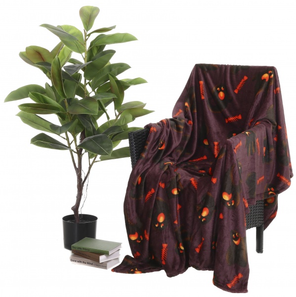 Плед Halloween Ghost 160x200 см разноцветный La Nuit 