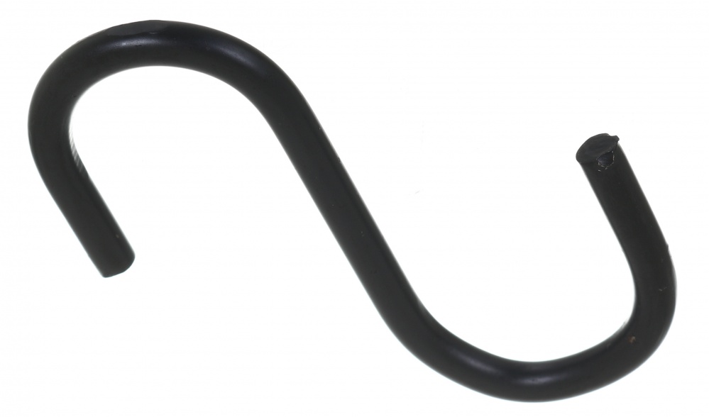 Гачок для рейлінгу 5 шт. чорний