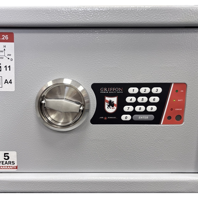 Сейф мебельный Griffon L.26.E Grey