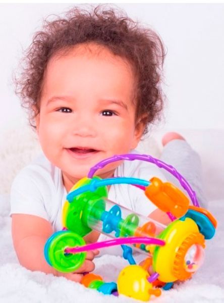 Развивающая игрушка Bebelino лабиринт с бусины Гусеница 58138