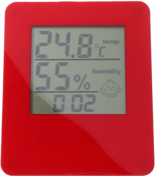 Годинник настільний Mood 10х1.5х12 см червоний