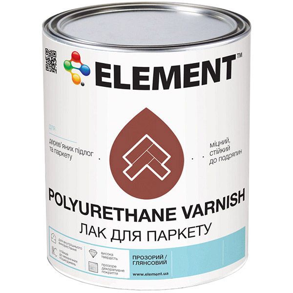 Лак паркетний Element глянець 0,6кг