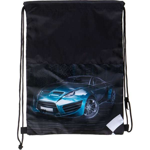 Сумка для обуви Машина голубая