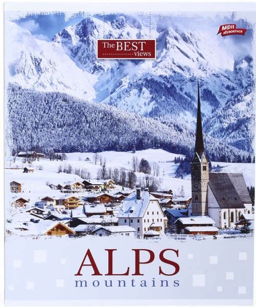 Тетрадь школьная 18 листов в клеточку в ассортименте Мечты сбываются