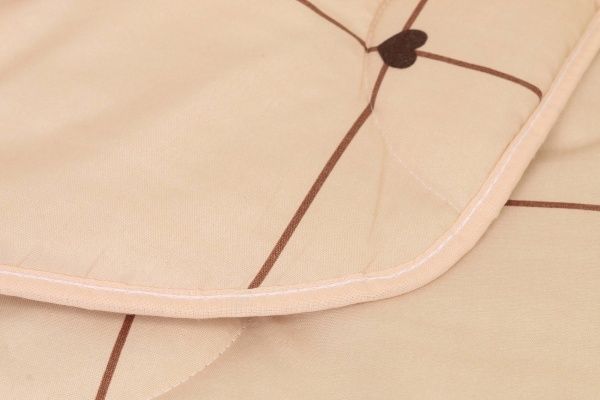 Ковдра Cell 195х215 см UP! (Underprice) бежевий із принтом