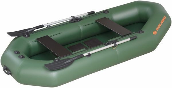 Човен надувний Kolibri К-290Т з пайолом слань-килимок зелена (K-290T.01.01)