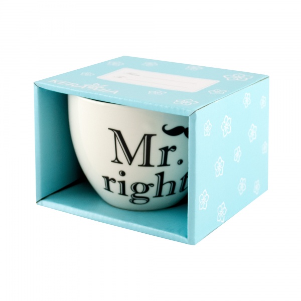 Чашка Mr. right 520 мл 21-279-083 Keramia