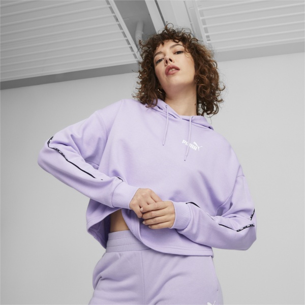 Джемпер Puma PUMA POWER TAPE HOODIE TR 67363225 р. S фиолетовый