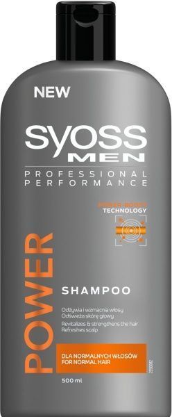 Шампунь Syoss Power Men для нормальных волос 500 мл