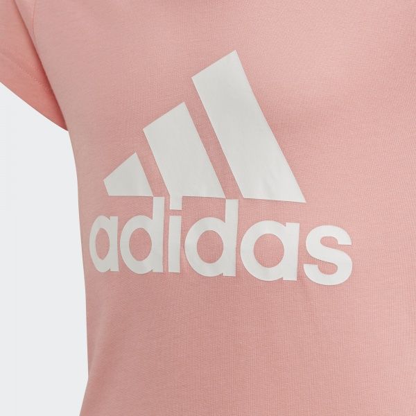 Футболка Adidas YG MH BOS TEE FM6512 158 розовый