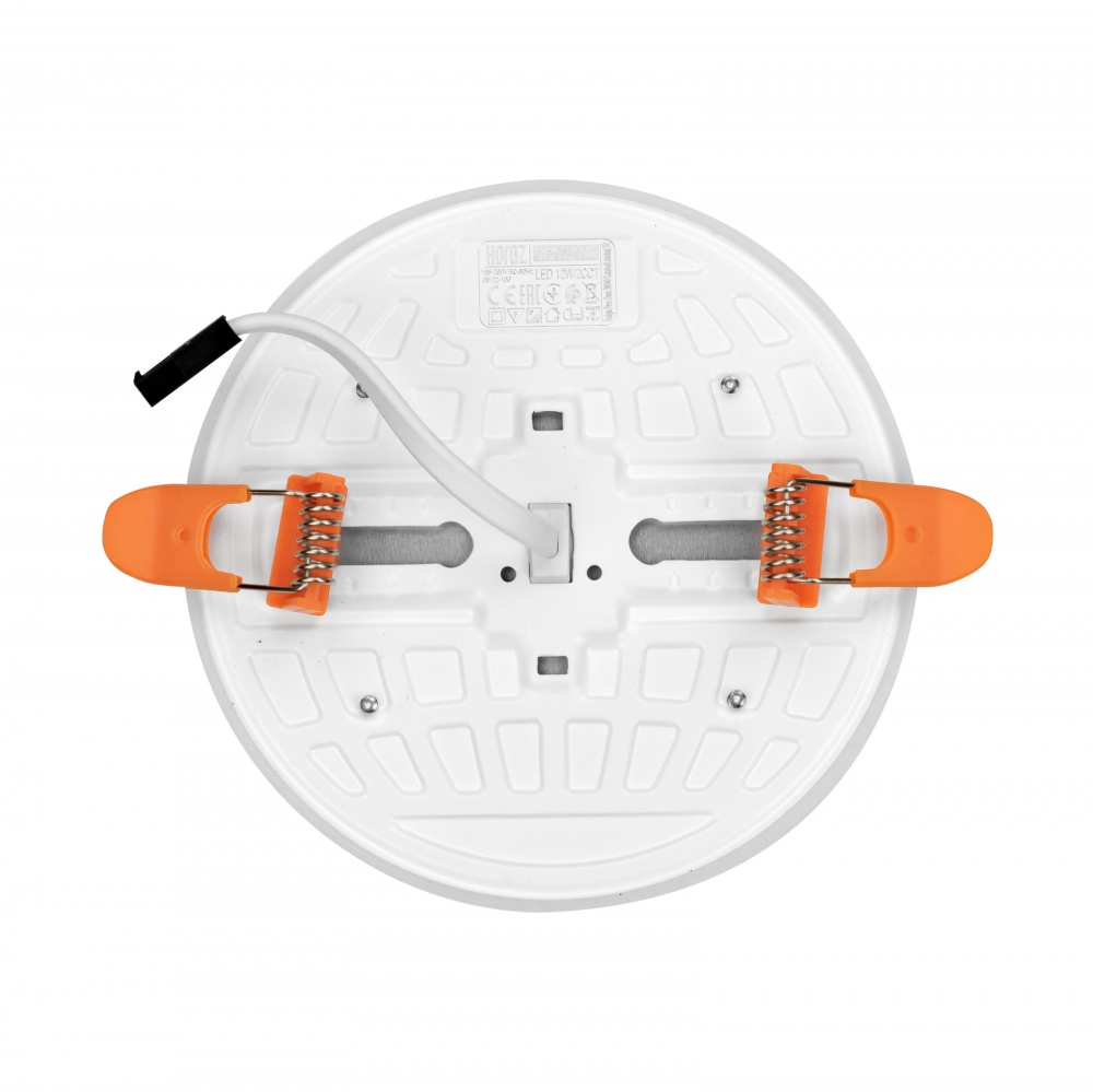 Світильник світлодіодний вбудовуваний HOROZ ELECTRIC VALENTINA 12 Вт 3000-6500 К білий 016-063-0012-010